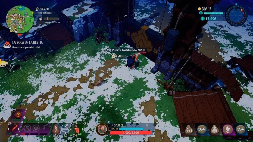 Puerta de nivel 3 en Tribes of Midgard