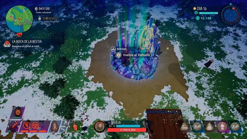 Bifröst y final de una partida de Tribes of Midgard