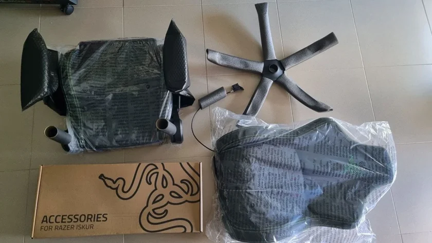 contenido caja razer iskur