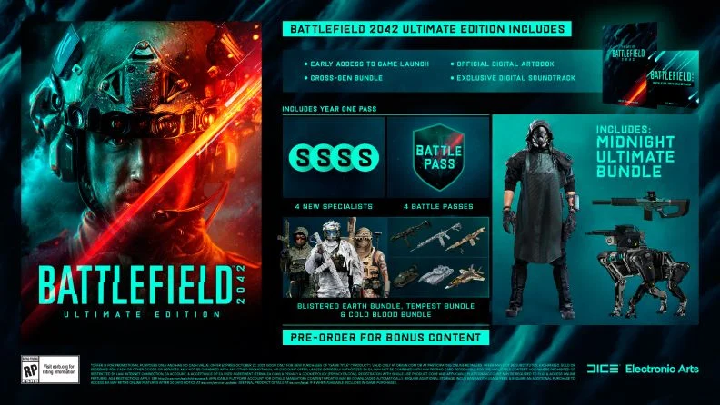contenido edición ultimate battlefield 2042 beta