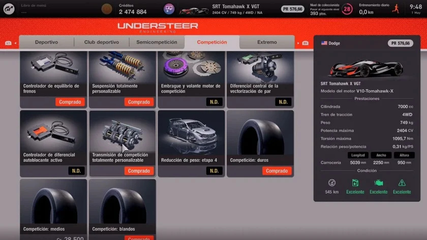 dinero rápido gran turismo