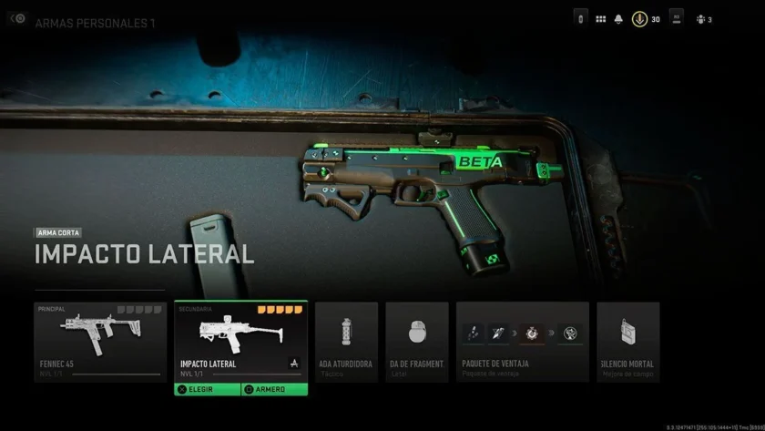 usar impacto lateral beta mw2