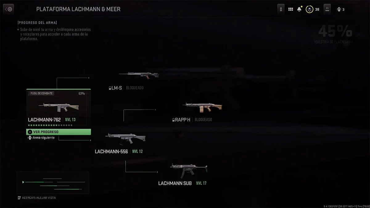 desbloquear familia mp5 modern warfare 2