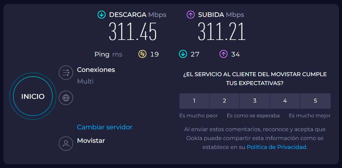 Prueba de velocidad para medir la conexión y mejorar el ping