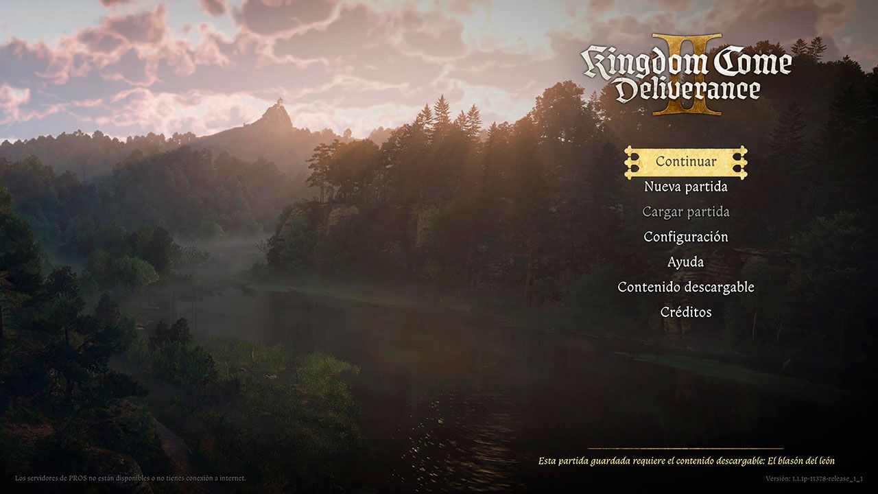 continuar partida kingdom come