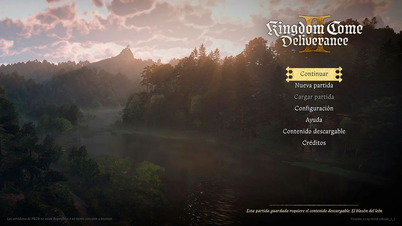 continuar partida kingdom come