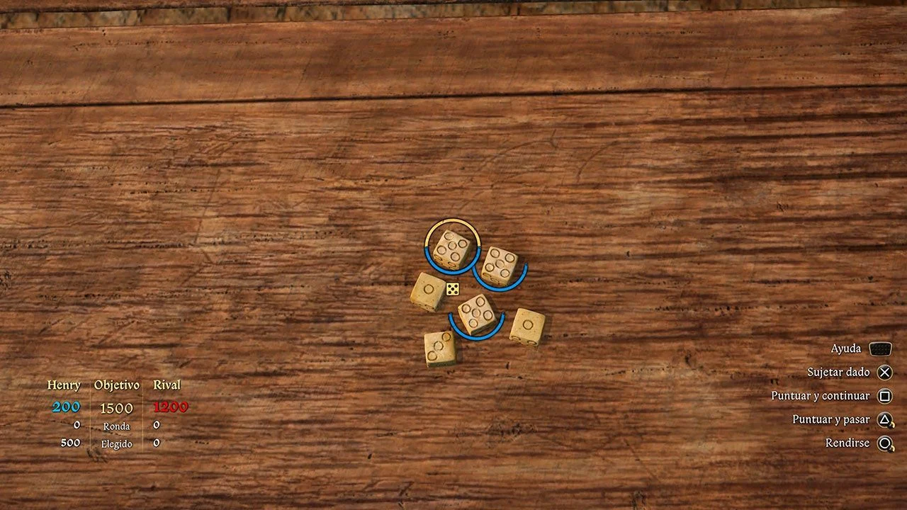 puntuar y continuar dados KCD II