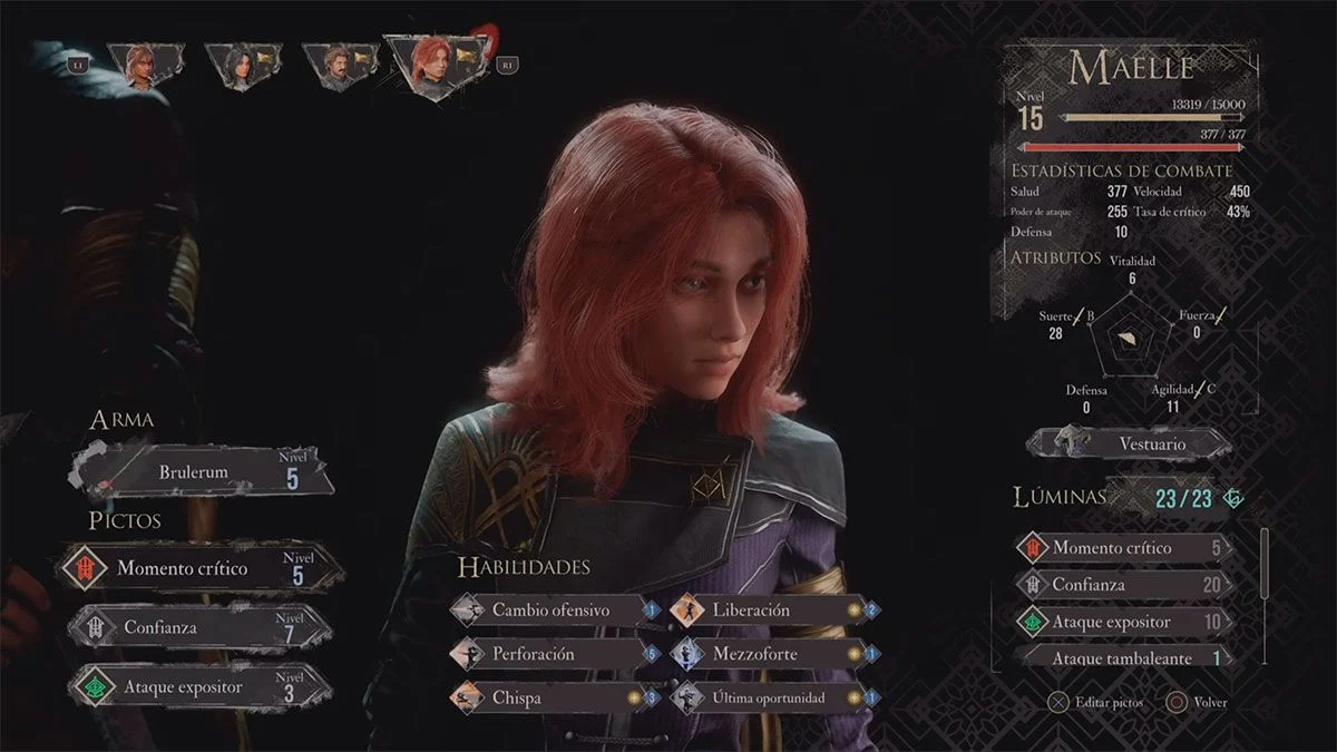 build de Maelle para derrotar Petank en Clair Obscur Expedition 33