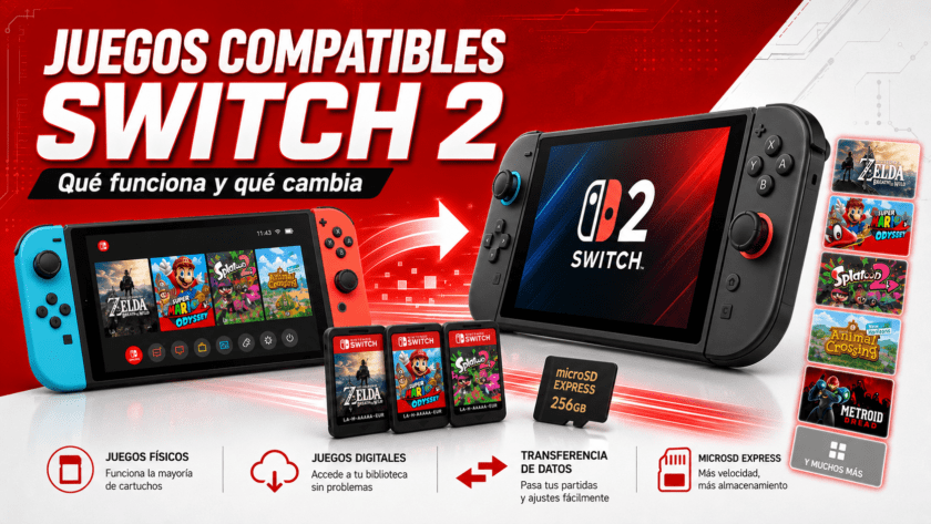 juegos compatibles Switch 2