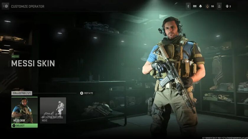 skin absurdas messi call of duty
