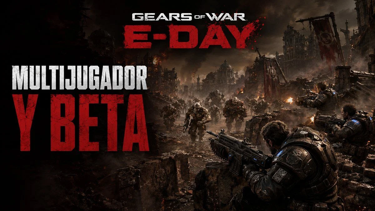 Soldados de la CGO combaten contra los Locust en el multijugador de Gears of War: E-Day