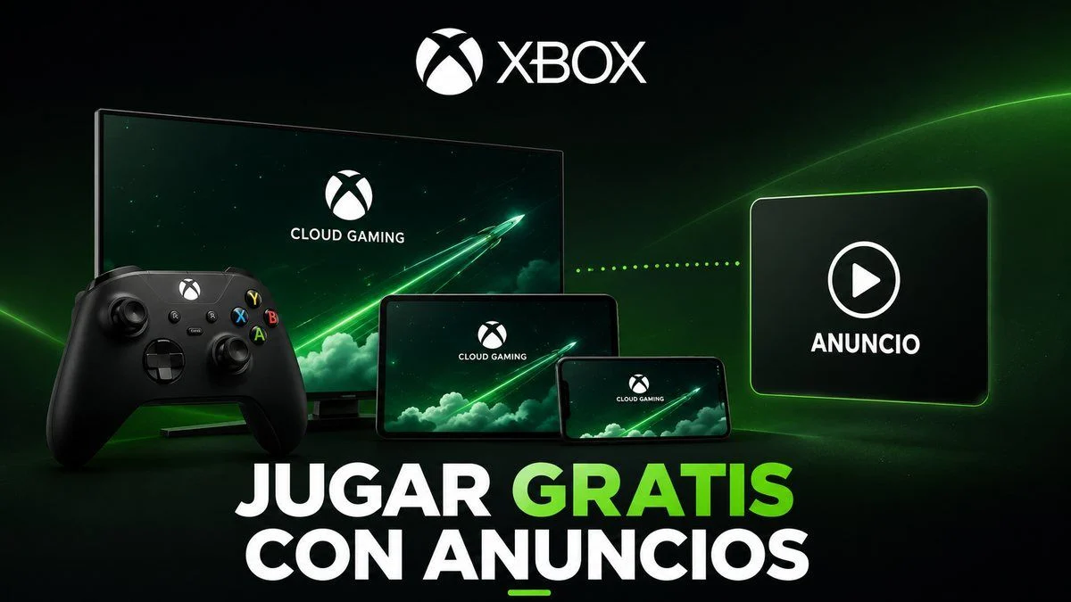 Xbox Cloud Gaming gratis con anuncios previos en una prueba para miembros de Xbox Insider.