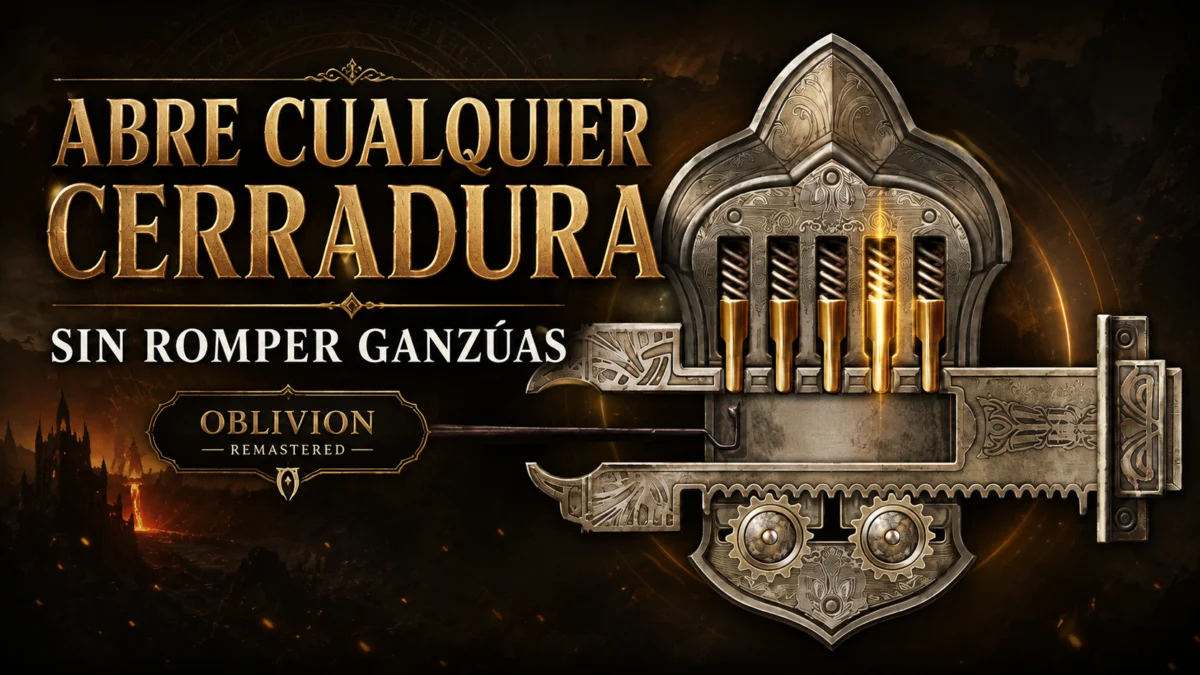 abrir cualquier cerradura oblivion remastered