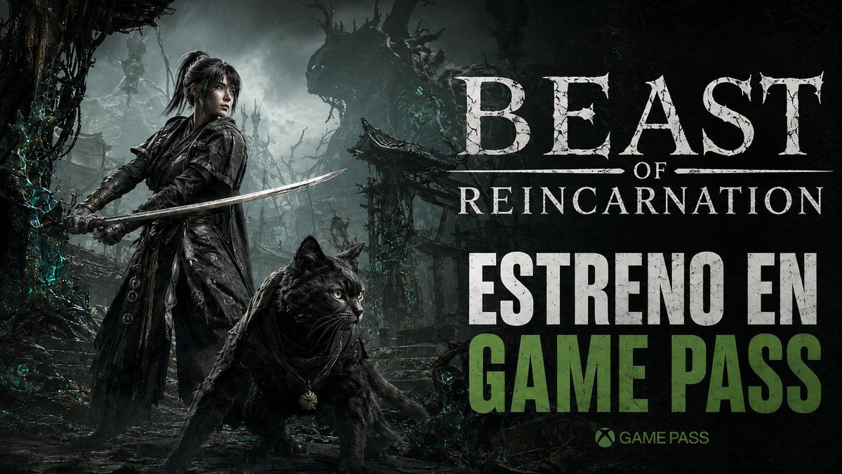 Emma y Koo en un escenario posapocalíptico de Beast of Reincarnation, juego disponible desde el primer día en Game Pass.
