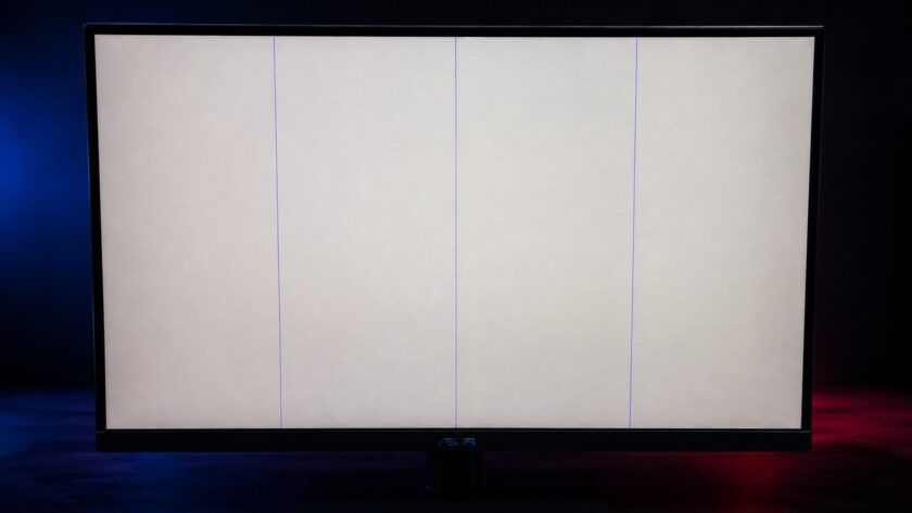 error pantalla gris con líneas azules