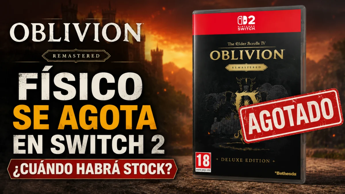 The elder Scrolls Oblivion nintendo Switch 2 agotado