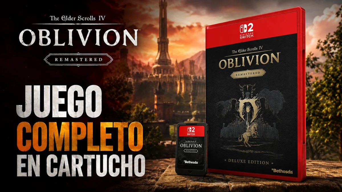juego fisico oblivion remastered switch 2