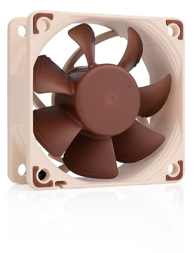 Noctua NF-A6x25 FLX, Ventilador Silencioso, 3 Pines (60 mm, Marrón)