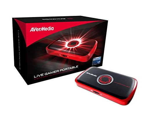 AVerMedia C875GL710 Live Gamer Portable - Capturadora portátil de juegos (HDMI, grabación en tarjetas SD) color negro