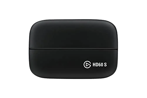 Elgato HD60 S, capturadora externa, streaming y grabación a 1080p60 con latencia ultrabaja en PS5, PS4/Pro, Xbox Series X/S, Xbox One X/S, en OBS, Twitch, YouTube, funciona con PC y Mac