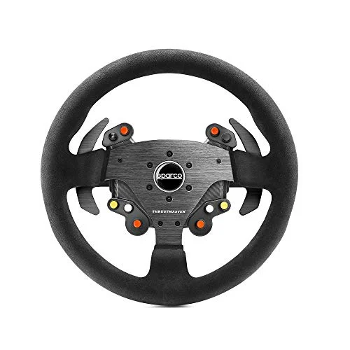 Thrustmaster TM Rally Wheel Addon Sparco R383 Mod - Volante Addon para PS5 / PS4 / Xbox Series X|S / Xbox One / PC - Licencia Oficial Sparco