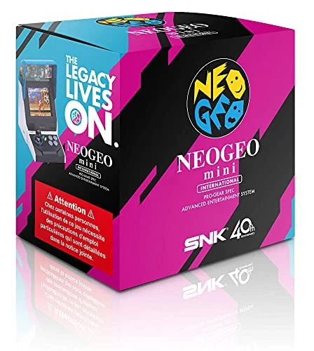 Neo Geo - SNK Mini International Edition (Incluye 40 juegos)