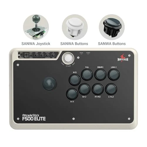 Mayflash Arcade Stick F500 Elite para PS4 / PS3 / XBOX ONE / XBOX ONE S / XBOX 360 / XBOX ONE X / PC / Android / Switch / NEOGEO mini