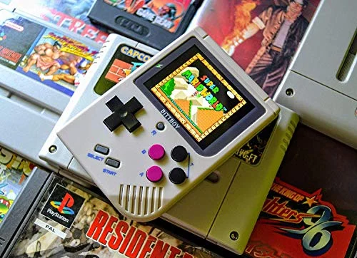 Arcademania Bittboy v3.5 Consola Retro Portátil + MicroSD 8Gb con firmware 4.2 pre-instalado + BOLSA protectora | Consola classic mini para jugar a los mejores juegos retro