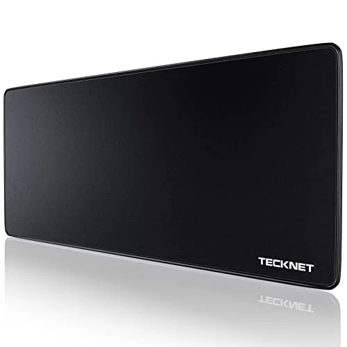 TECKNET Alfombrilla XXL de Ratón - Gaming Mousepad 900x400x3mm, Tamaño Grande, Tacto Agradable y Suave Con Deslizamiento de Ratón Rápido, Impermeable (Version Nueva)