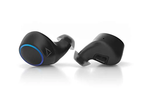 CREATIVE Los Auriculares inalámbricos auténticos a Prueba de transpiración Outlier Air con Membrana de grafeno, Bluetooth 5.0, aptX/AAC, 30 Horas de duración de la batería, Siri/Google Assistant
