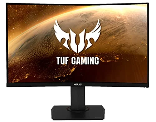 ASUS Monitor para juegos TUF Gaming VG32VQ, 32 pulgadas (31,5 pulgadas) WQHD (2560 x 1440), VA curvo, hasta 144 Hz, DP, HDMI, sincronización ELMB, FreeSync