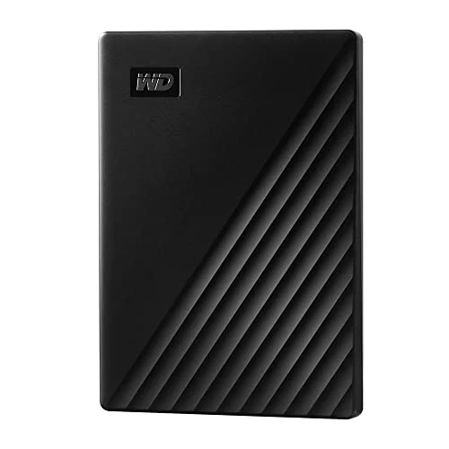 WD 2TB My Passport Portable HDD USB 3.0 with software for device management, backup and password protection - Black - Works with PC, Xbox and PS4