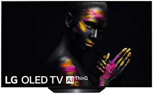 LG OLED55B9ALEXA - Smart TV OLED 4K UHD de 139 cm (55") con Inteligencia Artificial, Serie B (procesador inteligente Alpha 7 Gen. 2, Deep Learning, 100% HDR y Dolby Vision/ATMOS), color negro