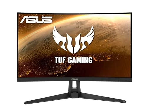 Asus TUF Gaming VG27WQ1B - Monitor curvo de 27'' WQHD (2560 x 1440, 165 Hz, 1 ms, 1500R, 16:9, FreeSync Premium, HDR10, HDMI, DisplayPort) Gris