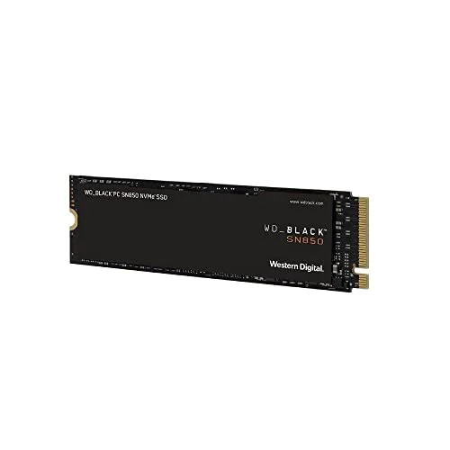 WD-BLACK SN850 de 1 TB SSD interna para juegos, tecnología PCIe Gen. 4, velocidades de lectura de hasta 7000 MB/s, M.2 2280, 3D NAND