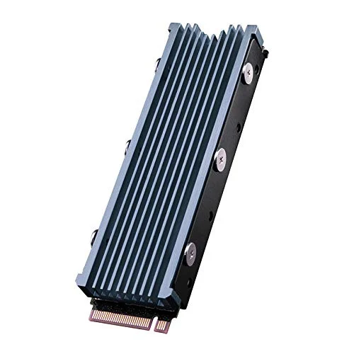 QIVYNSRY M.2 Disipador de calor NVME 2280 SSD Soporte de disipador de calor de doble cara M2 SSD Enfriamiento con almohadillas térmicas de silicona enfriador para computadora PC PS5 PCIE NVME o NGFF