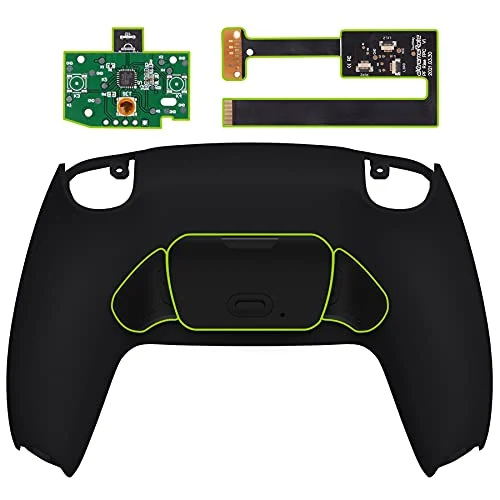 eXtremeRate Programable RISE Remap Kit para ps5 Mando BDM-010 Actualización Board&Carcasa Trasera Diseñada&Botones Traseros Accesorios para ps5 Control-NO Incluye Mando(Negro)