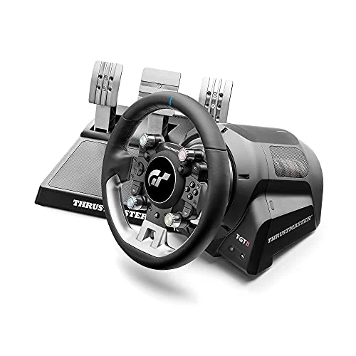 Thrustmaster T-GT II Volante de Carreras con Juego de 3 Pedales y Force Feedbackorce Feedback - PlayStation 5, PlayStation 4, PC