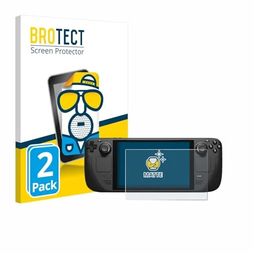 BROTECT Protector Pantalla Anti-Reflejos para Valve Steam Deck/OLED (2 Unidades) Película Mate Anti-Huellas