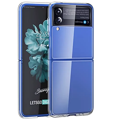 YukeTop Fundas para Samsung Galaxy Z Flip 3 Funda, Protección Todo Incluido, Transparente, TPU Duro, Resistencia a Caídas, Carcasa Funda para Samsung Galaxy Z Flip 3 Case.(Transparente)