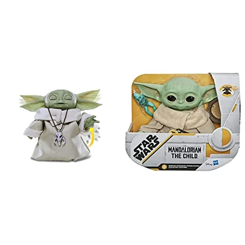 Star Wars Baby Yoda The Child Animatronic, Hasbro F11195L0 + Baby Yoda The Child Peluche, Hasbro F11155L0