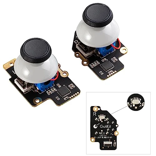 AKNES GULIKit Joysticks Electromagnéticos para Steam Deck (Tipo A y B),Joysticks con Sensor de Efecto Hall Izquierdo/Derecho (Sin Deriva) Accesorios de Repuesto para Steam Deck - No Necesita Soldadura