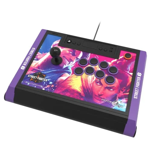 HORI Fighting Stick Alpha (Street Fighter 6) for PS5, PS4, and PC