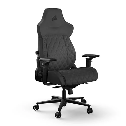 Corsair TC500 Luxe Silla para Juegos – Tejido Transpirable Premium – Asientos Anchos – Reposabrazos Ajustables en 5 Direcciones – Soporte Lumbar Ajustable – Reclinable 90-160° – Sombra