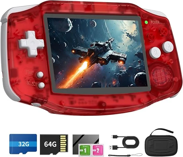 RG34XX - Consola de juegos portátil retro con pantalla IPS de 3.4 pulgadas, 32G, Linux, sistema de 64 bits, RG 34XX, consola de videojuegos portátil, compatible con 5G, WiFi, Bluetooth, transmisión