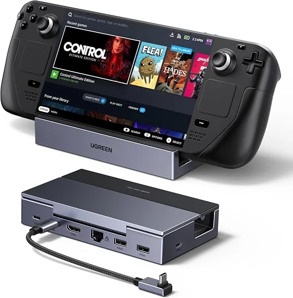UGREEN 6 en 1 Docking Station Compatible con Steam Deck OLED Switch ROG Ally X Legion Go