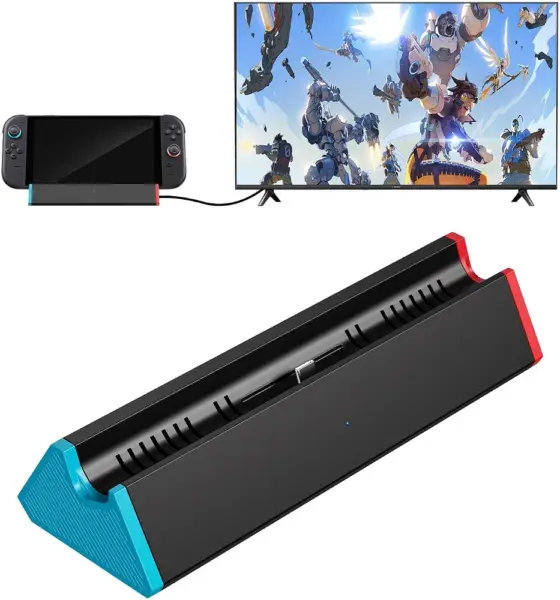 Antank Portátil Dock Compatible con Nintendo Switch 2/1/OLED, Switch 2 TV Dock con 4K a 120 Hz
