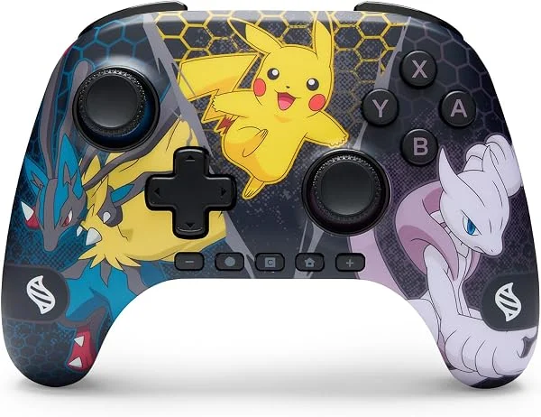 Power A Mando inalámbrico Advantage para Nintendo Switch 2 - Pokémon: MegaevolucionesCon licencia oficial, efecto Hall, botones asignables, mando pro, Botón C, controles de movimiento